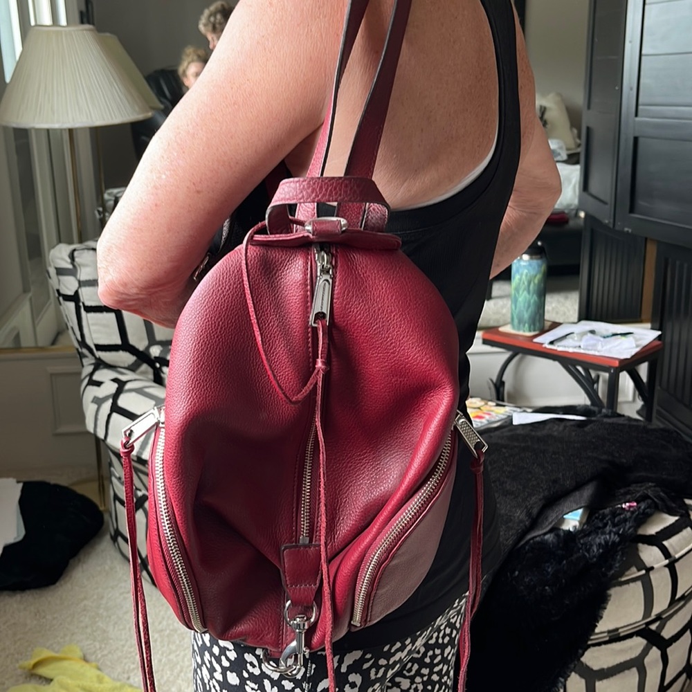 Rebecca Minkoff back pack in Scarlett!